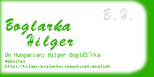 boglarka hilger business card